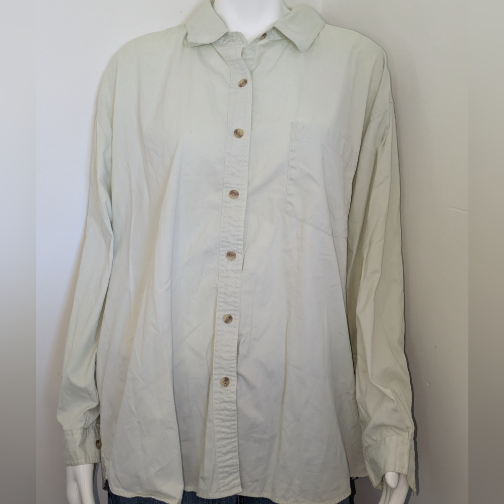 Mountain Lake 2XL Mint Green Long Sleeve Shirt